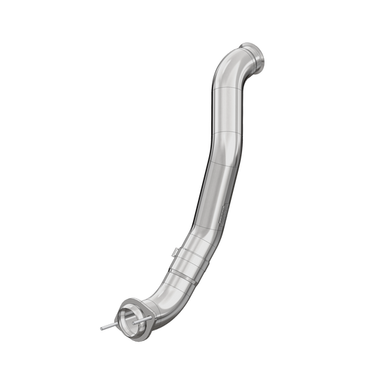 MBRP | Turbo Down Pipe For 08-10 Ford F-250/350/450 6.4L Powerstroke T409 Stainless Steel EO Num. D-763-1  | FS9CA455