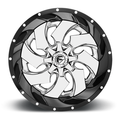 Fuel 1PC D240 CLEAVER CHROME PLATED GLOSS BLACK LIP
