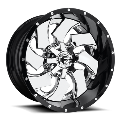 Fuel 1PC D240 CLEAVER CHROME PLATED GLOSS BLACK LIP