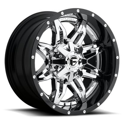 Fuel 1PC D266 LETHAL CHROME PLATED GLOSS BLACK LIP