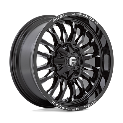 Fuel 1PC D795 ARC GLOSS BLACK MILLED