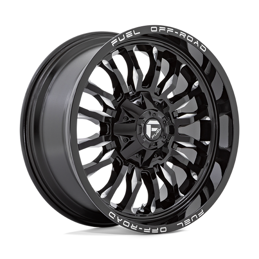 Fuel 1PC D795 ARC GLOSS BLACK MILLED