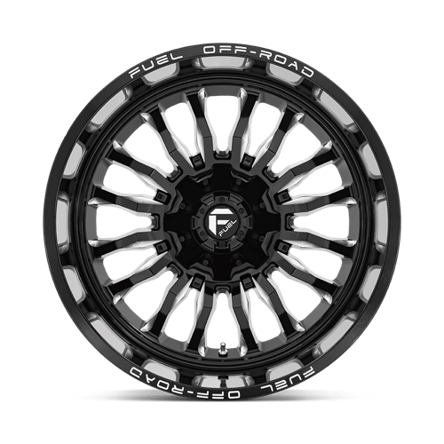 Fuel 1PC D795 ARC GLOSS BLACK MILLED