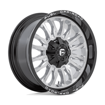 Fuel 1PC D798 ARC SILVER BRUSHED FACE WITH MILLED BLACK LIP