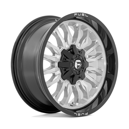 Fuel 1PC D798 ARC SILVER BRUSHED FACE WITH MILLED BLACK LIP