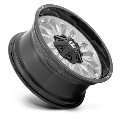 Fuel 1PC D798 ARC SILVER BRUSHED FACE WITH MILLED BLACK LIP