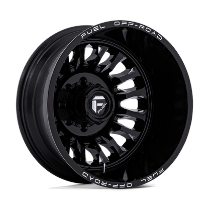 Fuel 1PC D868 ARC DUALLY GLOSS BLACK MILLED