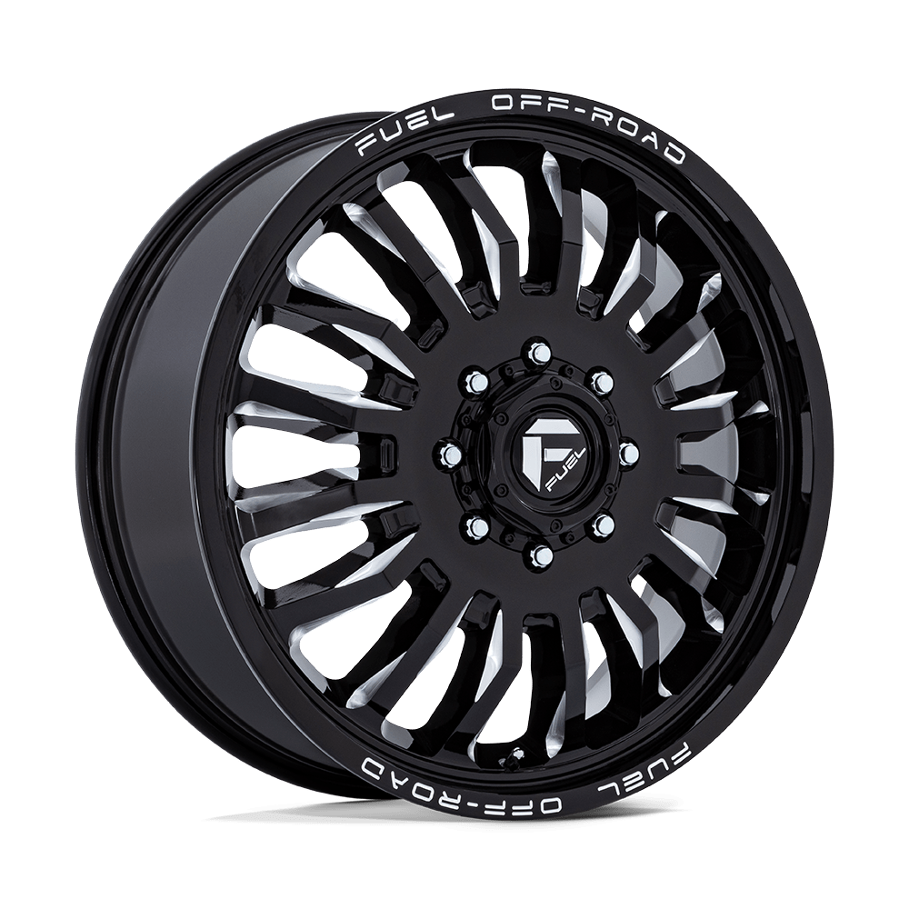 Fuel 1PC D868 ARC DUALLY GLOSS BLACK MILLED