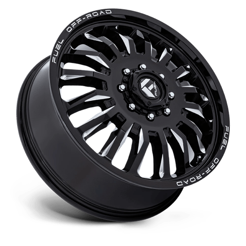 Fuel 1PC D868 ARC DUALLY GLOSS BLACK MILLED