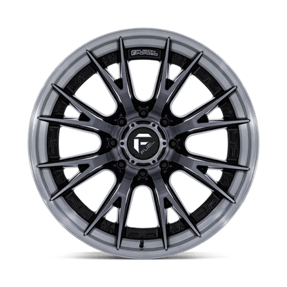 Fuel 1PC FC402 CATALYST GLOSS BLACK WITH BRUSHED GRAY TINT FACE & LIP