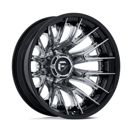 FUEL D407 CATALYST DUALLY Chrome W/ Gloss Black Lip