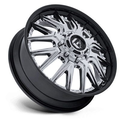 FUEL D407 CATALYST DUALLY Chrome W/ Gloss Black Lip