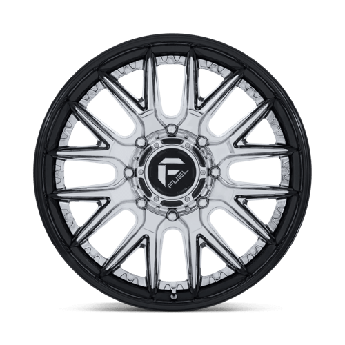 FUEL D407 CATALYST DUALLY Chrome W/ Gloss Black Lip