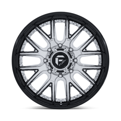 FUEL D407 CATALYST DUALLY Chrome W/ Gloss Black Lip