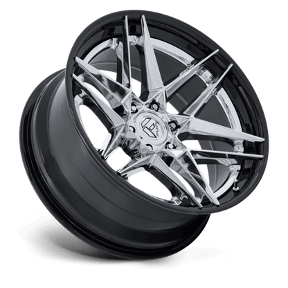 FUEL FC408 FLIGHT Chrome W/ Gloss Black Lip