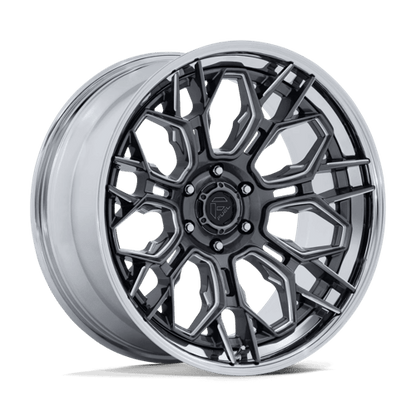 FUEL FC409 HIVE Gloss Gunmetal W/ Chrome Lip