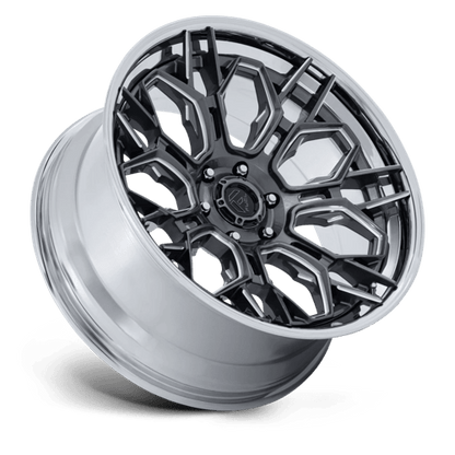 FUEL FC409 HIVE Gloss Gunmetal W/ Chrome Lip