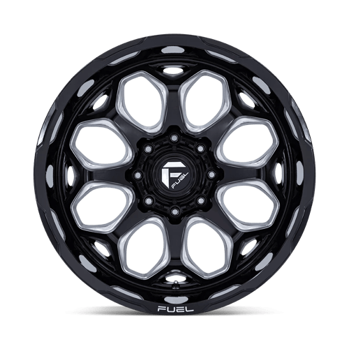 Fuel 1PC FC862 SCEPTER GLOSS BLACK MILLED