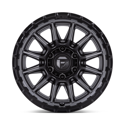 Fuel 1PC FC866 PISTON MATTE GUNMETAL W/ GLOSS BLACK LIP