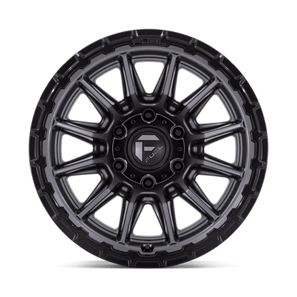 Fuel 1PC FC866 PISTON MATTE GUNMETAL W/ GLOSS BLACK LIP