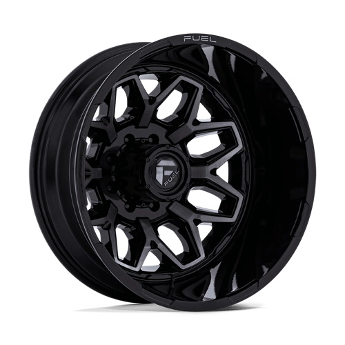 Fuel 1PC D875 FLUX DUALLY GLOSS BLACK BRUSH-FC GRAY TINT