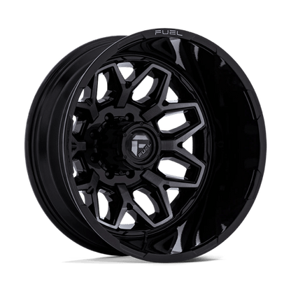 Fuel 1PC D875 FLUX DUALLY GLOSS BLACK BRUSH-FC GRAY TINT