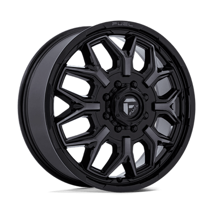 Fuel 1PC D875 FLUX DUALLY GLOSS BLACK BRUSH-FC GRAY TINT