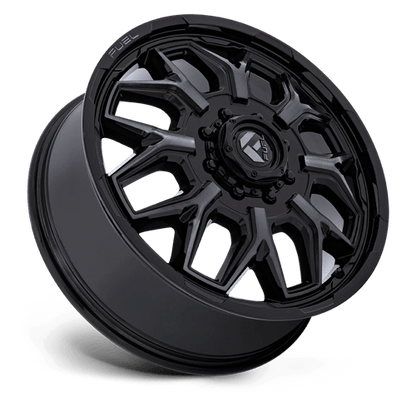 Fuel 1PC D875 FLUX DUALLY GLOSS BLACK BRUSH-FC GRAY TINT