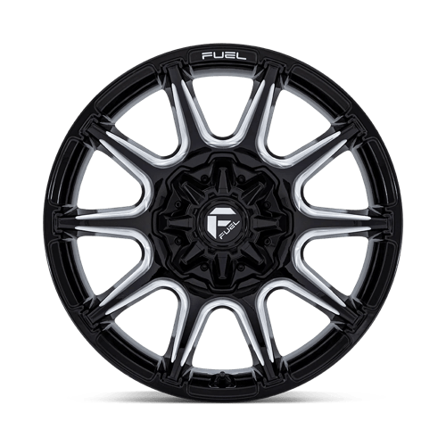 Fuel 1PC FC880 SUPER C GLOSS BLACK MILLED