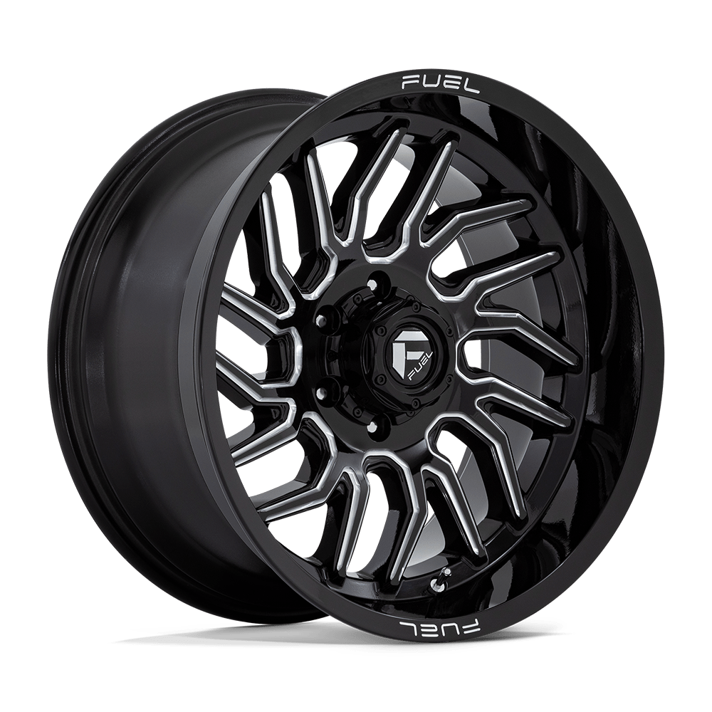 Fuel 1PC D807 HURRICANE GLOSS BLACK MILLED