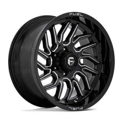 Fuel 1PC D807 HURRICANE GLOSS BLACK MILLED