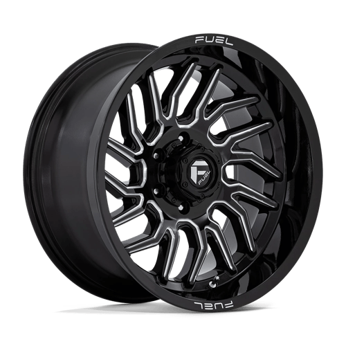 Fuel 1PC D807 HURRICANE GLOSS BLACK MILLED