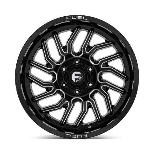 Fuel 1PC D807 HURRICANE GLOSS BLACK MILLED