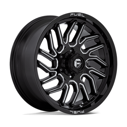 Fuel 1PC D807 HURRICANE GLOSS BLACK MILLED