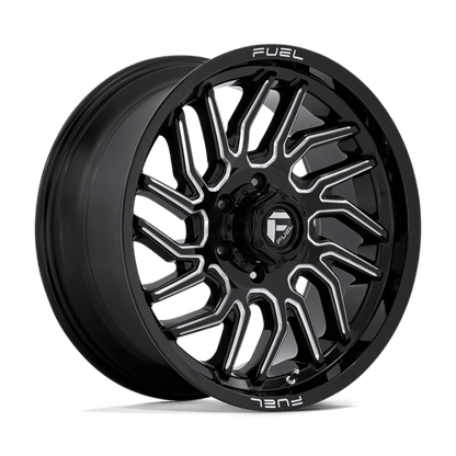 Fuel 1PC D807 HURRICANE GLOSS BLACK MILLED