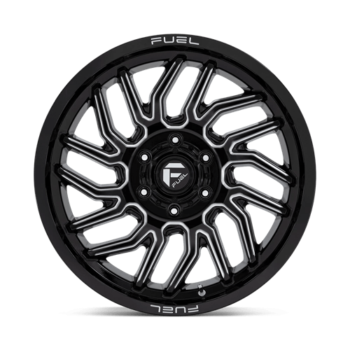 Fuel 1PC D807 HURRICANE GLOSS BLACK MILLED