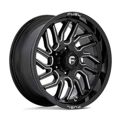 Fuel 1PC D807 HURRICANE GLOSS BLACK MILLED