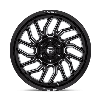 Fuel 1PC D807 HURRICANE GLOSS BLACK MILLED