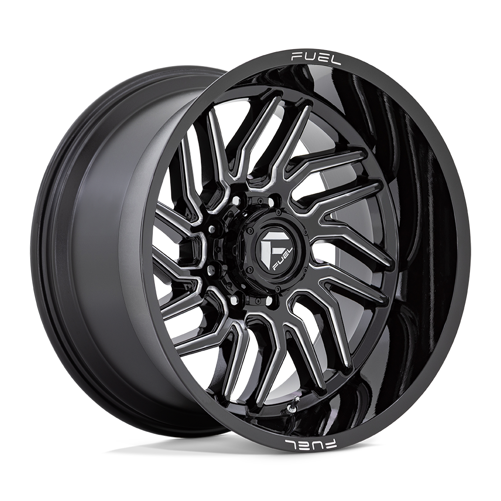 Fuel 1PC D807 HURRICANE GLOSS BLACK MILLED