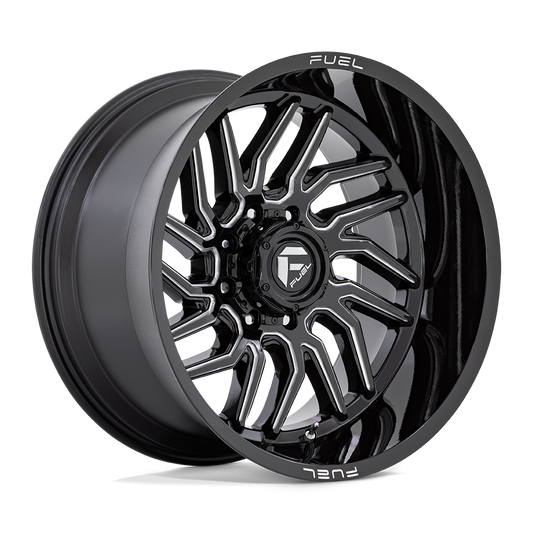 Fuel 1PC D807 HURRICANE GLOSS BLACK MILLED