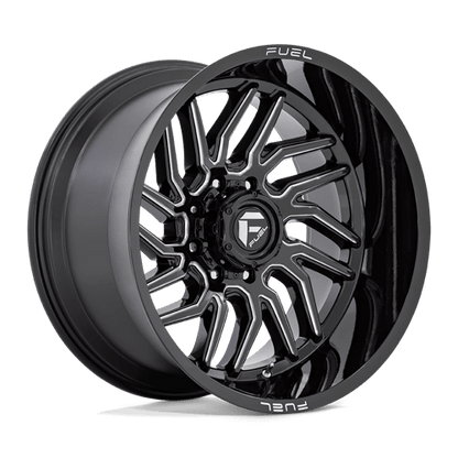 Fuel 1PC D807 HURRICANE GLOSS BLACK MILLED
