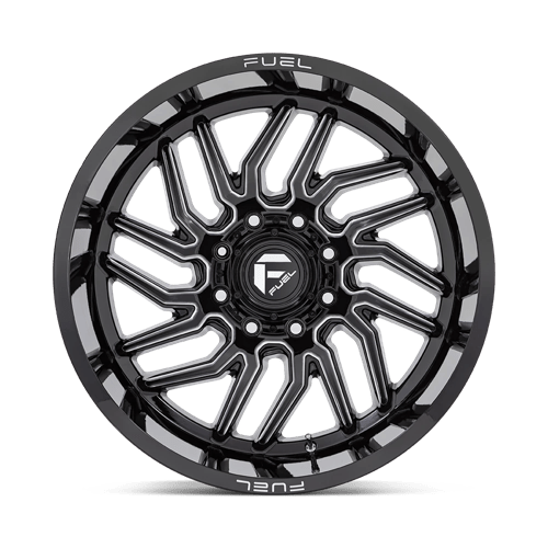 Fuel 1PC D807 HURRICANE GLOSS BLACK MILLED