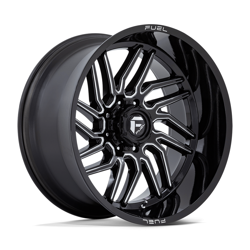 Fuel 1PC D807 HURRICANE GLOSS BLACK MILLED