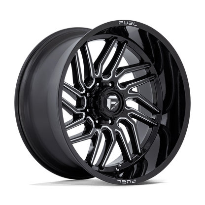 Fuel 1PC D807 HURRICANE GLOSS BLACK MILLED