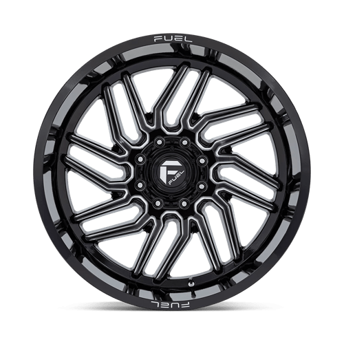 Fuel 1PC D807 HURRICANE GLOSS BLACK MILLED