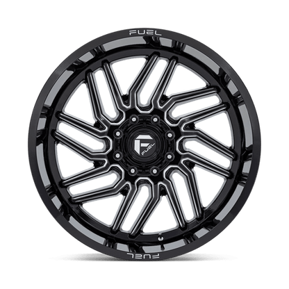 Fuel 1PC D807 HURRICANE GLOSS BLACK MILLED