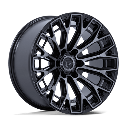 Fuel 1PC FC882 TRAX GLOSS BLACK MACHINED FACE DARK TINTED CLEAR