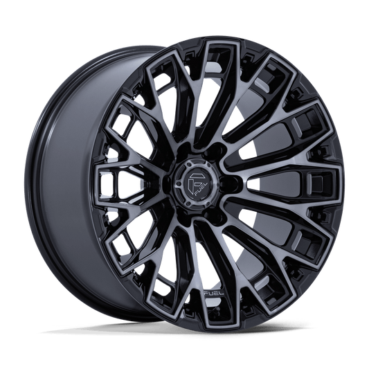 Fuel 1PC FC882 TRAX GLOSS BLACK MACHINED FACE DARK TINTED CLEAR
