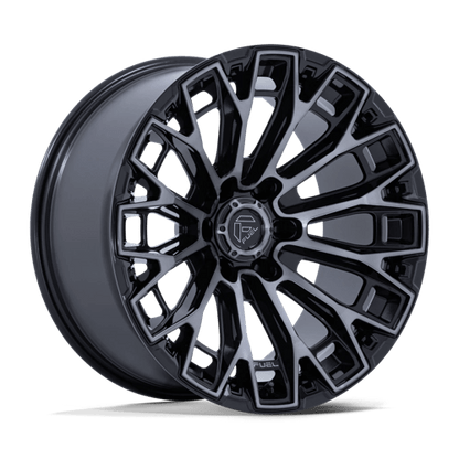 Fuel 1PC FC882 TRAX GLOSS BLACK MACHINED FACE DARK TINTED CLEAR