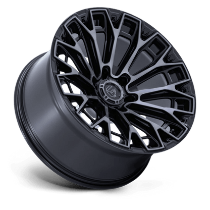 Fuel 1PC FC882 TRAX GLOSS BLACK MACHINED FACE DARK TINTED CLEAR